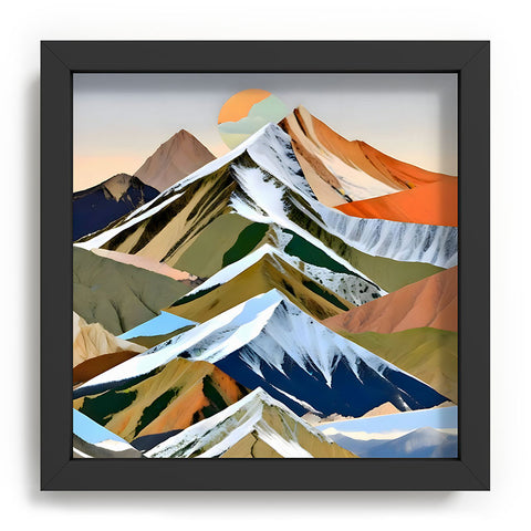 83 Oranges The Great Mountain Ranges Recessed Framing Square
