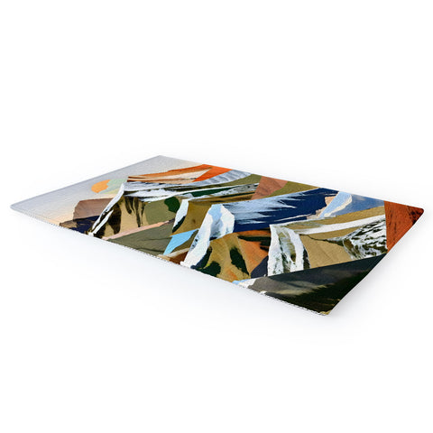 83 Oranges The Great Mountain Ranges Area Rug