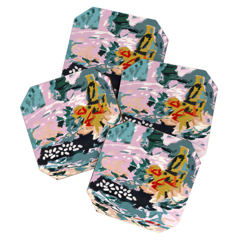 83 Oranges The Olive Watcher Coaster Set