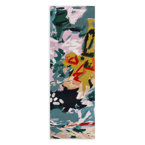 83 Oranges The Olive Watcher Yoga Towel