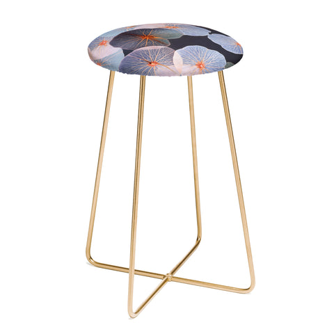 83 Oranges Translucence Counter Stool