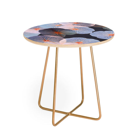 83 Oranges Translucence Round Side Table