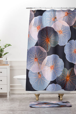 83 Oranges Translucence Shower Curtain And Mat