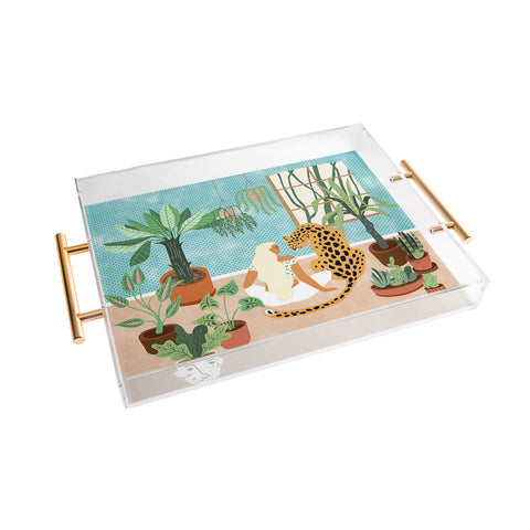 83 Oranges Urban Jungle illustration bota Acrylic Tray