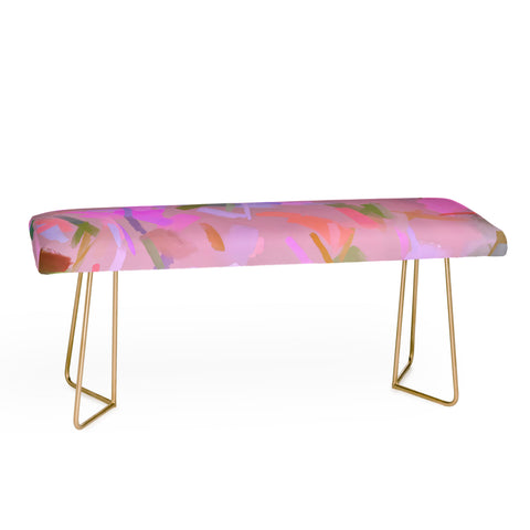 83 Oranges Whispers In Pink Bench