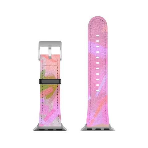 83 Oranges Whispers In Pink Apple Watch Band