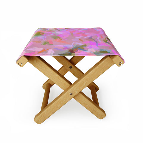 83 Oranges Whispers In Pink Folding Stool