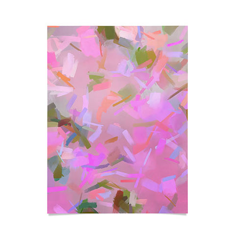 83 Oranges Whispers In Pink Poster