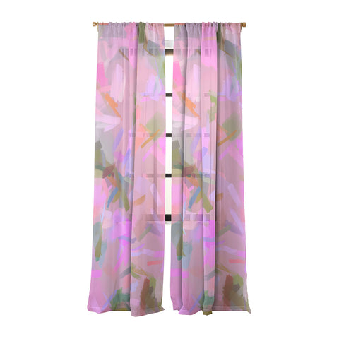 83 Oranges Whispers In Pink Sheer Non Repeat