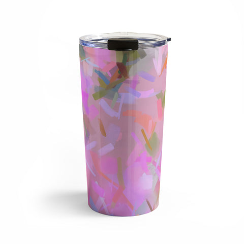 83 Oranges Whispers In Pink Travel Mug
