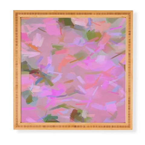 83 Oranges Whispers In Pink Framed Wall Art