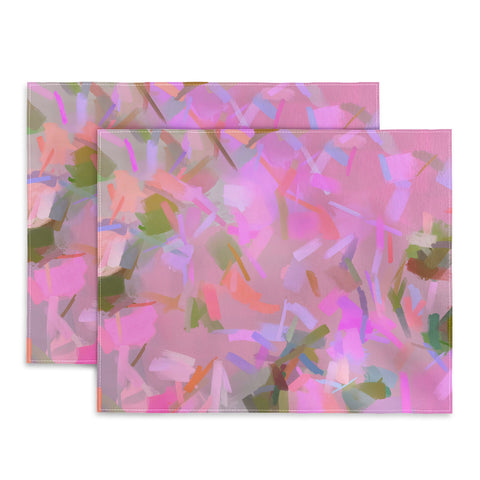 83 Oranges Whispers In Pink Placemat