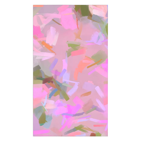 83 Oranges Whispers In Pink Tablecloth