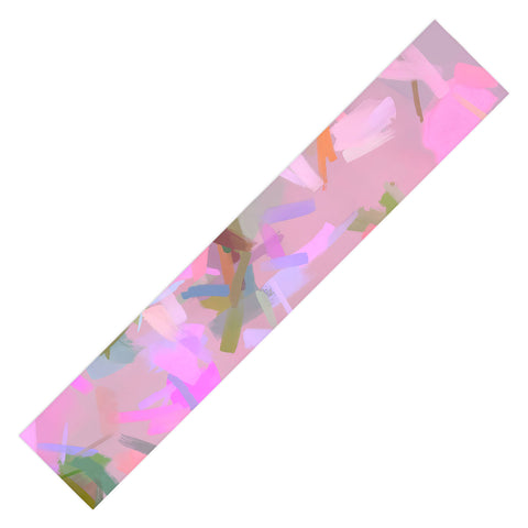83 Oranges Whispers In Pink Table Runner