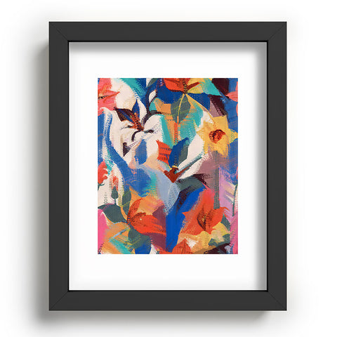 83 Oranges Wild Petals Rhapsody Recessed Framing Rectangle