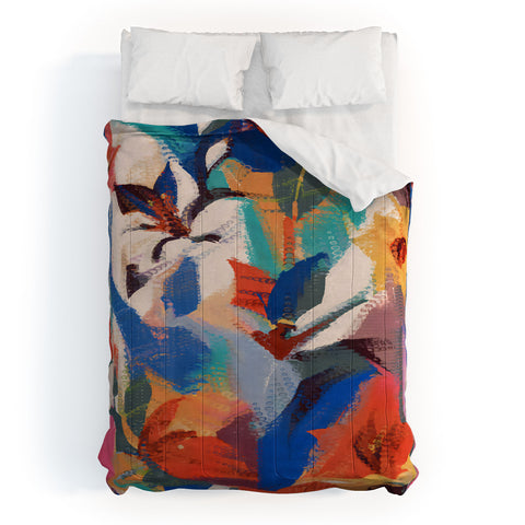 83 Oranges Wild Petals Rhapsody Comforter