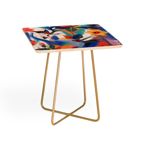 83 Oranges Wild Petals Rhapsody Side Table
