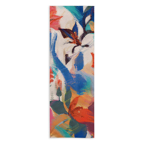 83 Oranges Wild Petals Rhapsody Yoga Towel