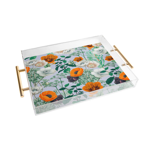 83 Oranges Wildflower Forest Acrylic Tray