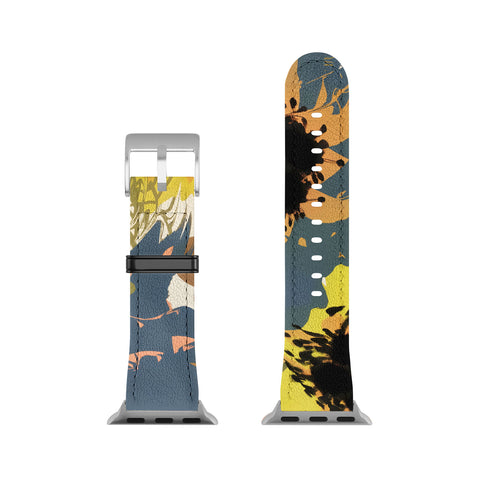 83 Oranges Yellow Ochre Florals Apple Watch Band