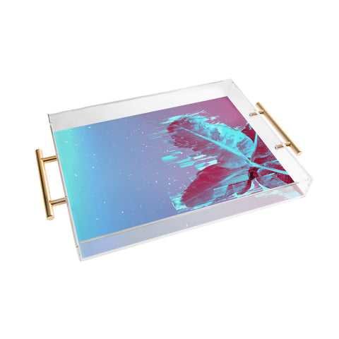 Adam Priester Banana Leaf Through The Code Acrylic Tray