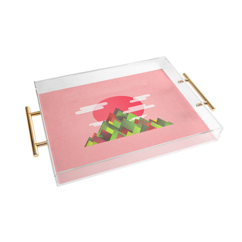 Adam Priester Cloudy Peaks Acrylic Tray
