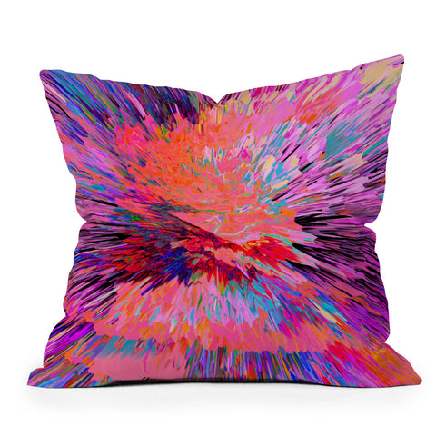 Adam Priester Color Explosion I Outdoor Throw Pillow
