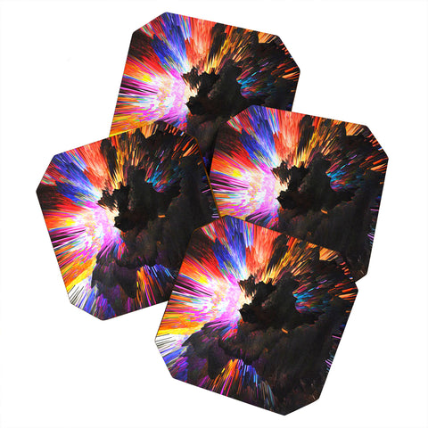Adam Priester Color Explosion III Coaster Set