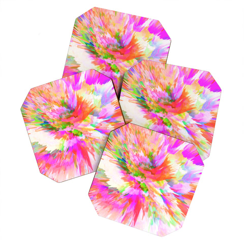 Adam Priester Color Explosion IV Coaster Set