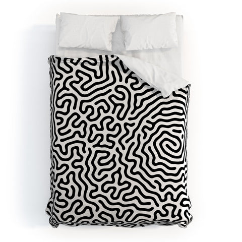 Adam Priester Coral Pattern I Duvet Cover