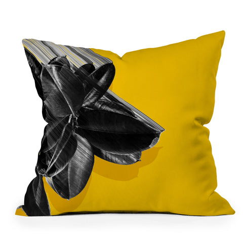 Adam Priester Crush Into Orange Outdoor Throw Pillow