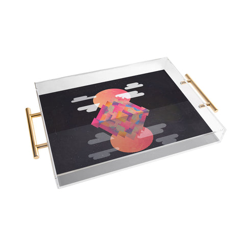 Adam Priester Grape Moon Peaks Acrylic Tray