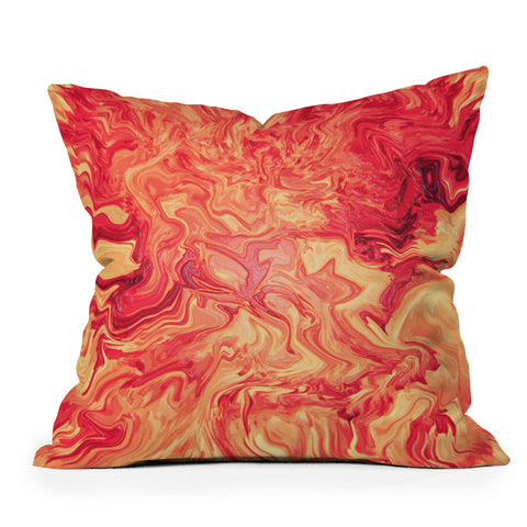 Adam Priester Melt Outdoor Throw Pillow