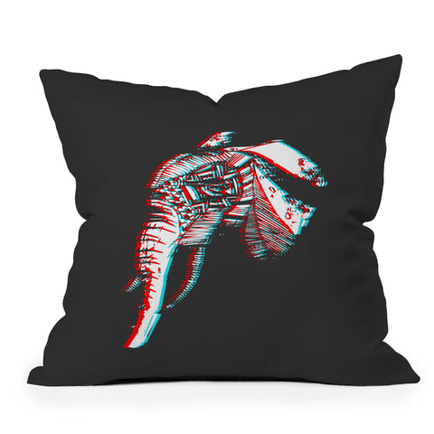 Adam Priester Spirit Elephant Outdoor Throw Pillow
