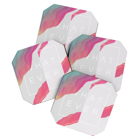 Adam Priester Whatever Whatever Coaster Set