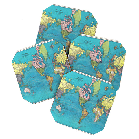 Adam Shaw World 1897 Coaster Set