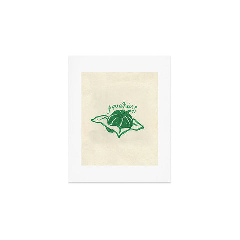 adrianne aquarius tomato Art Print