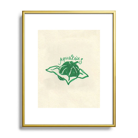 adrianne aquarius tomato Metal Framed Art Print