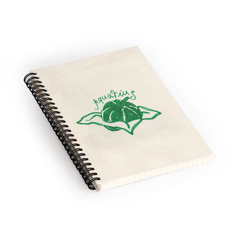 adrianne aquarius tomato Spiral Notebook