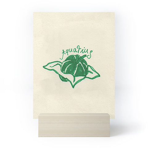 adrianne aquarius tomato Mini Art Print