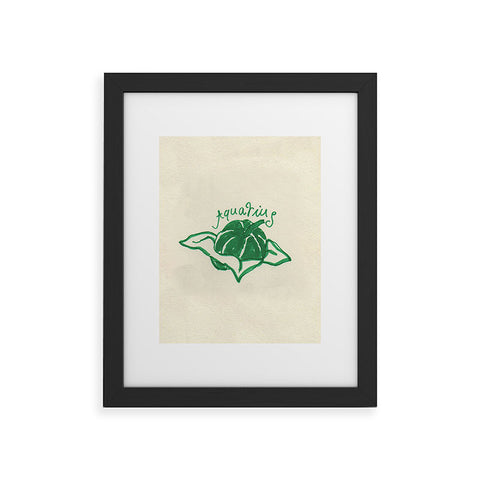 adrianne aquarius tomato Framed Art Print