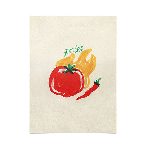 adrianne aries tomato Poster
