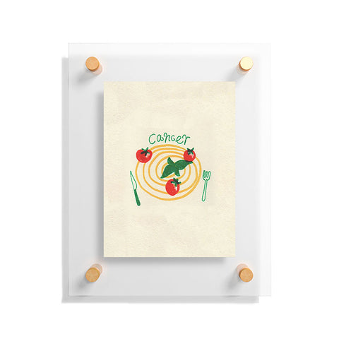 adrianne cancer tomato Floating Acrylic Print