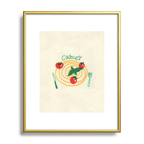 adrianne cancer tomato Metal Framed Art Print