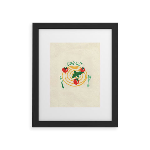 adrianne cancer tomato Framed Art Print