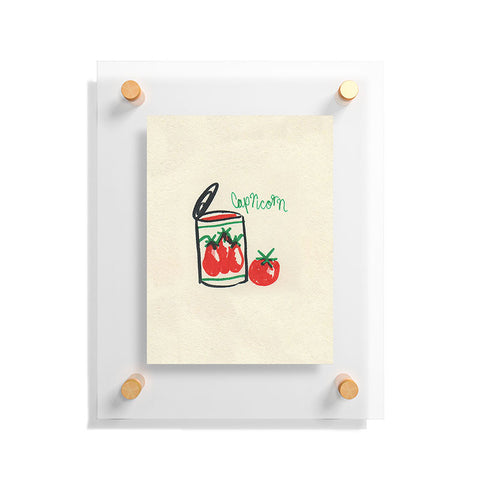 adrianne capricorn tomato Floating Acrylic Print