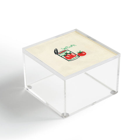 adrianne capricorn tomato Acrylic Box