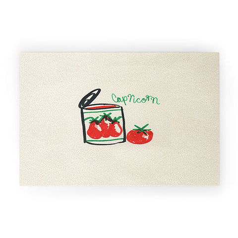 adrianne capricorn tomato Welcome Mat