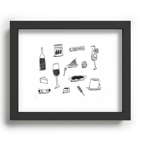 adrianne dinner dessert Recessed Framing Rectangle