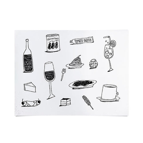 adrianne dinner dessert Poster